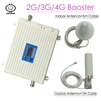 

Full Smart 2G 3G 4G Signal Booster GSM WCDMA LTE 1800 2100 Mobile Signal Booster LTE Repeater 3G 4G Cell Phone Booster Amplifier