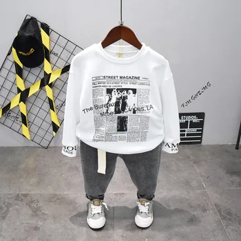 

Children Tracksuit Kids Clothing Sets Baby Boys Fashion Sports Suits t-shirts+Pants 2pcs Boy Clothes set Spring Autumn 2-7years