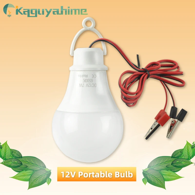 

Portable Hang Light Lamp With Clip DC 12V LED Bulb Ultra Bright 3W 5W 7W 9W 12W 15W Outdoor Party Camp Night Fishing Emergency