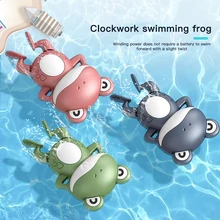 Horloge de douche pour bébé, Animal mignon, grenouille nageuse, jouet d'eau pour le bain de bébé dans la salle de bain 