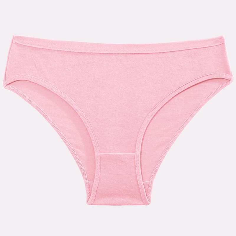 Women's Cotton Transparent Heart Low-Waist Seamless Briefs