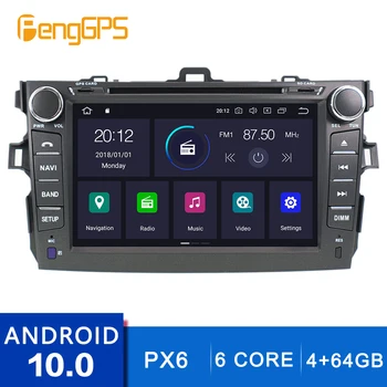

Android 10.0 GPS Navigation For Toyota Corolla 2007-2013 Multimedia Headunit CD DVD Player Touchscreen With Carplay 4+64G DSP