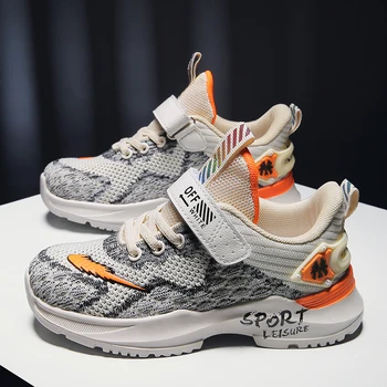 

2020 New Children Running Shoes for Boys Breathable Teenage Trainers Brand Children Sneakers Light Weight Kids Boy Gym Shoes