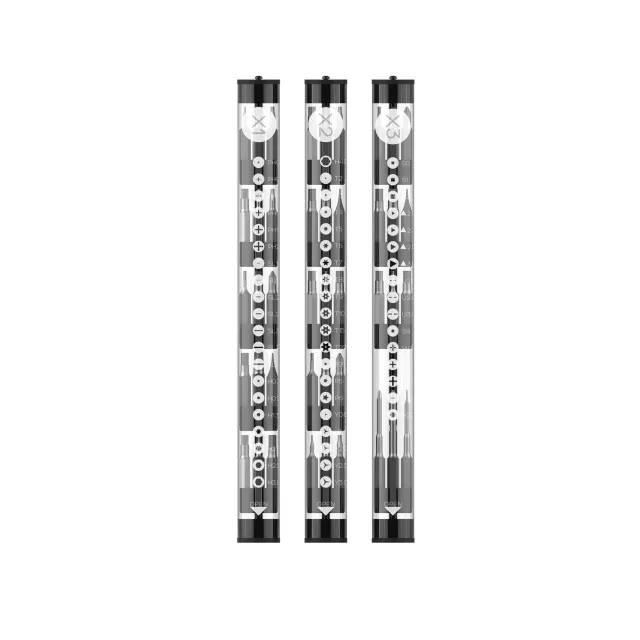 3 Pieces Xiaomi Mi Wowstick электрический набор отверток X1/X2/X3 56 шт. Многоцелевой 4 мм S2 стальной отвертка наконечники отвертки набор от Youpin - Цвет: 3 Pieces