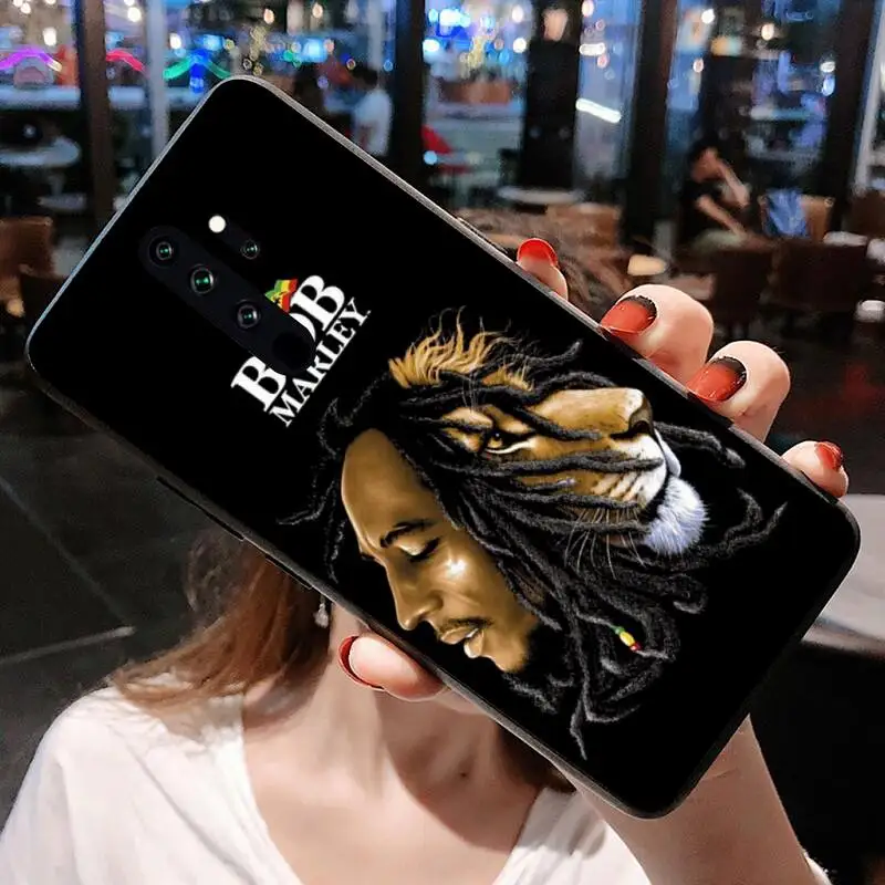 Lion Reggae Bob Marley Phone Case for Redmi 9A 8A 7 6 6A Note 9 8 8T Pro Max Redmi 9 K20 K30 Pro xiaomi leather case cover Cases For Xiaomi