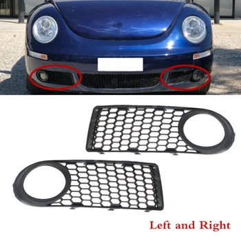 

For Beetle / Cabrio 2006-2010 Front Bumper Fog Light Grill Honeycomb Mesh Grille Cover 1C0807683C 1C0807684C