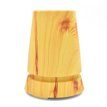 

350ml Wood table lamp Aroma Essential Oil Diffuser Ultrasonic Air Humidifier Electric Aroma Diffuser 100v-240v Home-Wood