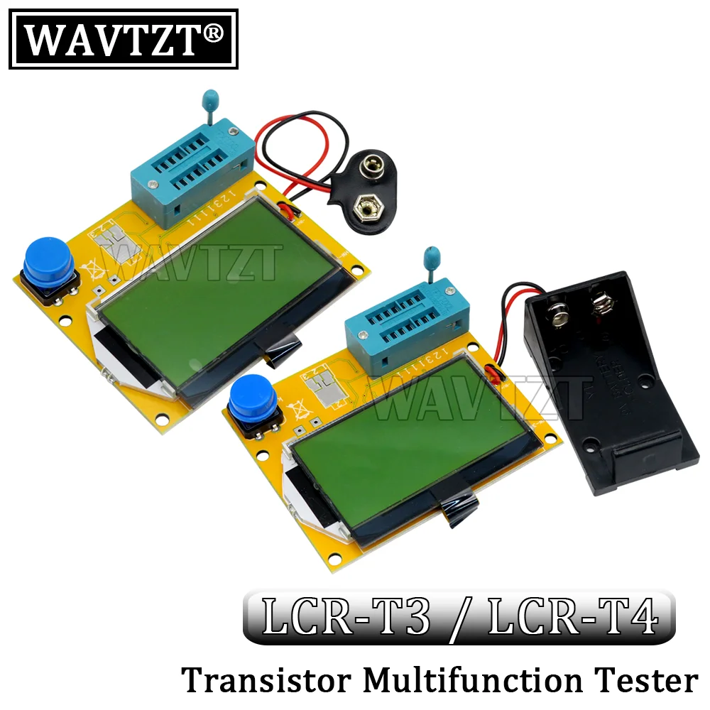 Mos/Pnp/Npn L/C/R Del Tester Di Esr Di Capacità Del Triodo Del Diodo Della Lampadina Del Tester Del Transistor Di Digital Dell'Affissione A Cristalli 