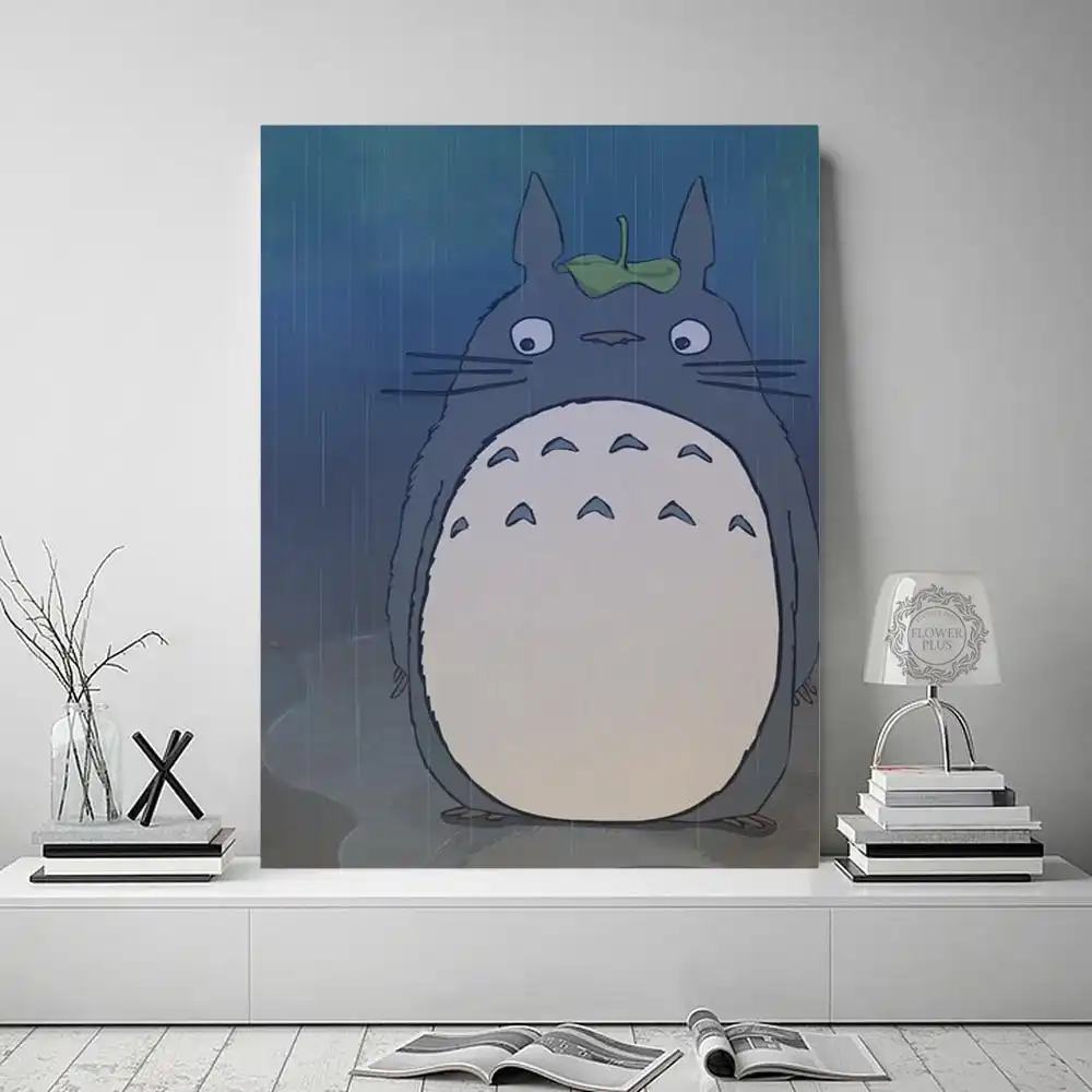 Canvas Painting Nordic Style Hd Prints Cartoon Totoro Home Decor Wall Artwork Modular Pictures Watercolor Poster Quadro Cuadros Painting Calligraphy Aliexpress