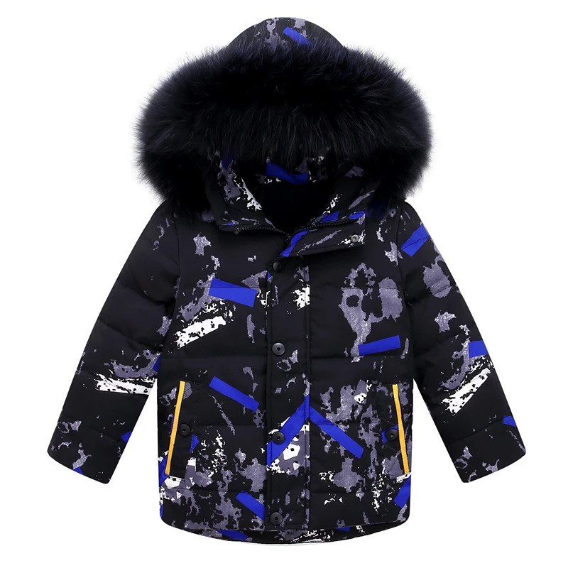 

Children's Casual Winter Warm Down Jackets Boys Camouflage Thickening Fashion Jacket Kids Down Outerwear Coats -20 Degrees