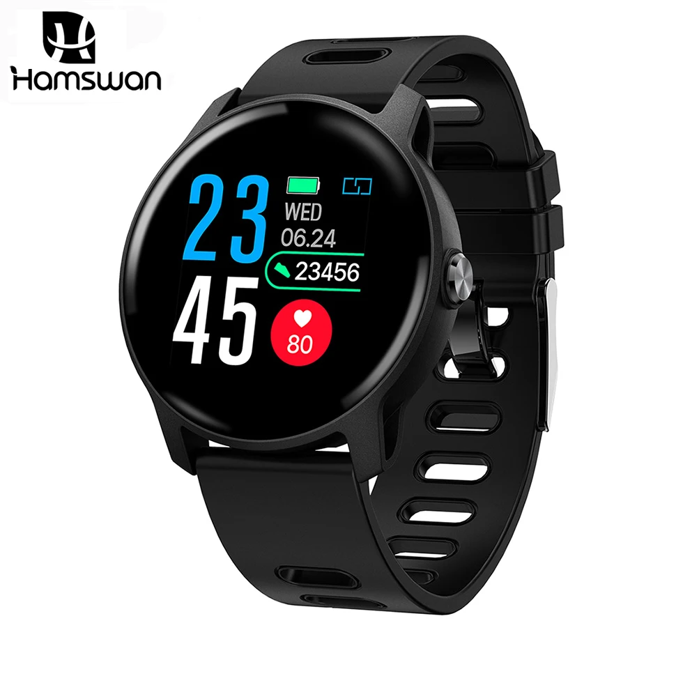 

Hamswan S08 Sport Pedometer Smart Watch Men Heart Rate Monitor Blood Pressure IP68 Waterproof Fitness Tracker SmartWatch Women