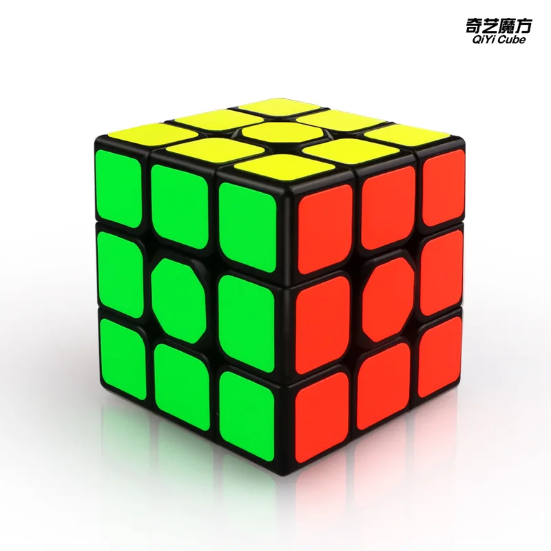 

XMD Magic Cube Set Sail W Three Layer 3-Order Magic Cube End of Black And White Adhesive Paper Speed Twist Game Profession Rubik