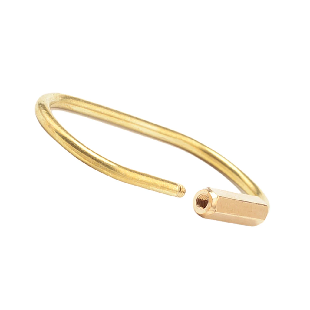 Brass Oval Key Ring Split Chain Rings Key Holder Loop Craft, 59X33mm