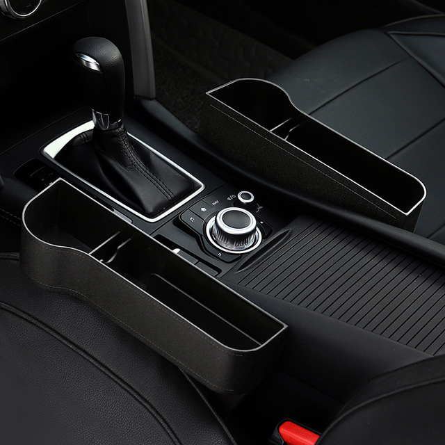 Seat Space Storage Box Organizer Bag Drink Holder For Wallet Key Card Glasses Multifunctional Glove Box