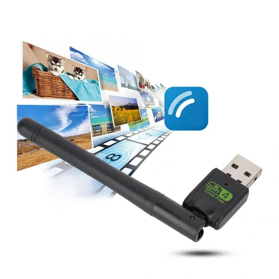 Для Realtek RTL8188GU чипсет USB2.0 150 Мбит/с 2,4G бесприводная беспроводная сетевая карта