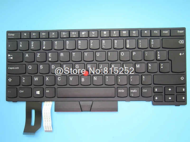 

Keyboard For Lenovo For Thinkpad E480 T480S E485 L480 L380 YOGA T490 E490 E495 L390 YOGA L490 T495 France FR 01EN975 Backlit New