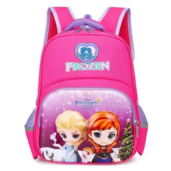 

Disney new kindergarten school bag cartoon boys girls baby children's backpack cute elsa anna child backpack girls bags