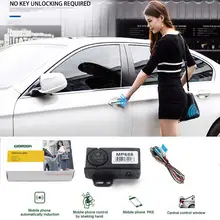 Keyless Entry Auto Alarm System PKE Smart Schlüssel Automatische Stamm Öffnung Start Stop Smartphone Remote Zentralverriegelung/Entsperren