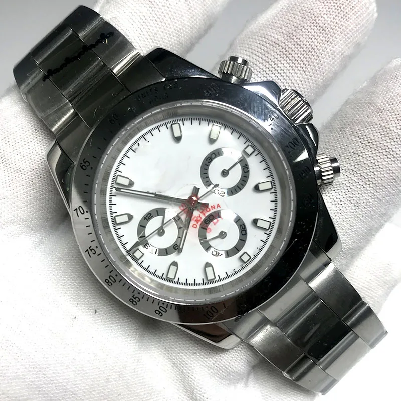

AAA tona Men's sapphire luxury automatic multi-functional mechanical watch 116520-78590 316L stainless steel mechanical watches