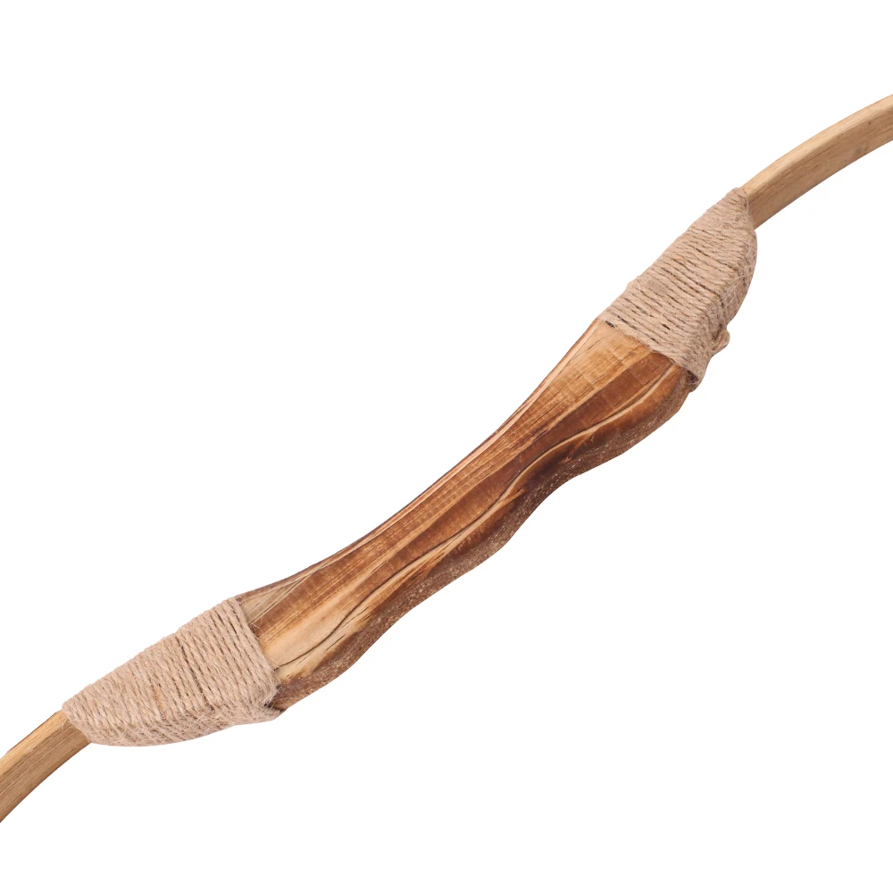 Качественный мощный деревянный лук с 3 стрелами и крючком детская игрушка для