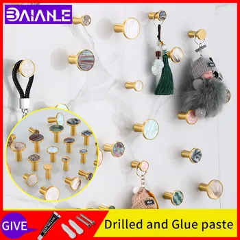 

clothes robe hook gold wardrobe wall toilet single adhesive hook for bathroom towel hooks screw free installation