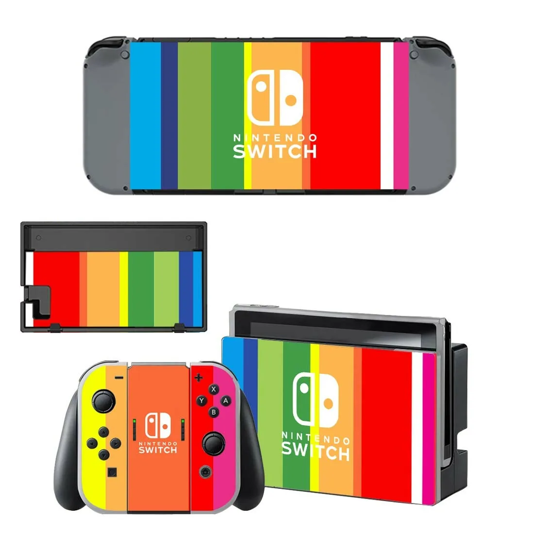 Nintendo Switch из винила и кожи Стикеры Обёрточная бумага для nintendo консолью коммутатора Joy-Con док-станция для кожи