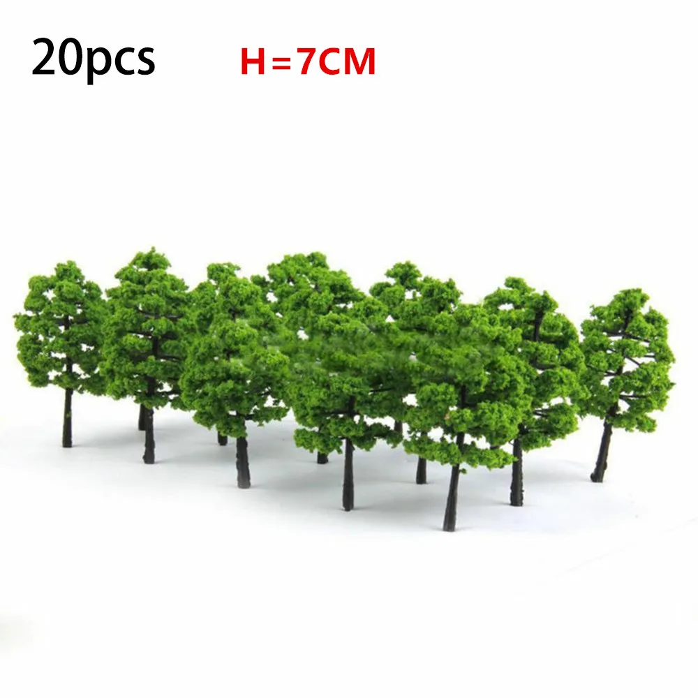 Trees Model Train Railroad Decor Scenery Landscape HO-OO Scale Building Static Grass Tufts Miniature Scenery Wildflowers Flower 