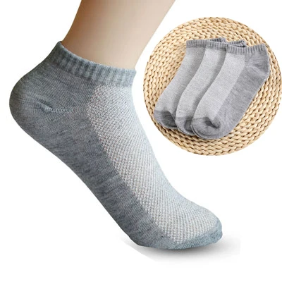 12pcs/6pair Women Socks Heart Dot Solid Cute Socks Short Woman Socks Slippers Cotton Blends Low Cut Ankle Boat Socks Summer Gray