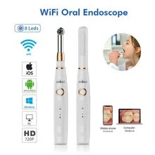 Special Price Oral Dental Intraoral Camera HD 720P WIFI Endoscope Teeth Mirror Wireless Oral Real-time inspect camera otoscopio tooth camera