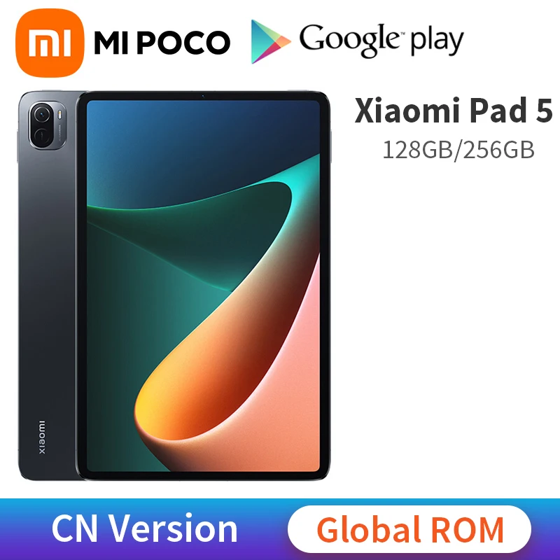 Планшет Xiaomi Pad 5 глобальной версии 6 ГБ 128 ГБ/256 Snapdragon 860 Mi 11 дюймов 2 K экран 8720 мАч