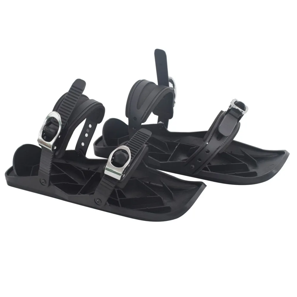 Outdoor Mini Sled Skiing Mini Sled Snow Board Ski Boots Ski Shoes Combine Skates With Skis #3D06 (2)