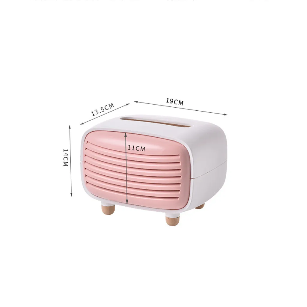 Tissue Storage Charcoal Carton Carton Household Napkin Bedroom Paper Towel Receiving Box Healthy Life Household Organizers