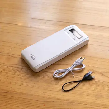 

(No Battery) QD188-PD Dual USB QC 3.0 + Type C PD DC Output 8x 18650 Batteries DIY Power Bank Box Holder Case Fast Charger For