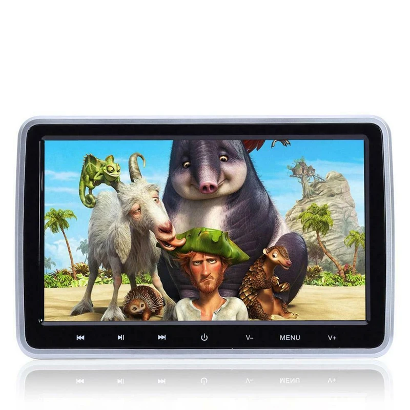 10 дюймов Автомобильный подголовник dvd-плеер встроенный ИК/Fm/Динамик Hdmi монитор HD цифровой ЖК-дисплей Экран