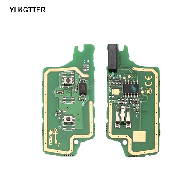BHKEY-2-botones-remoto-llave-de-coche-Fob-para-PEUGEOT-VA2-hoja-CE0536For-Peugeot-207-307