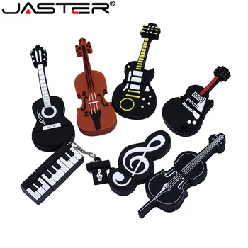 

JASTER Cartoon Mini musical instrument series USB Flash Drive 8GB 16GB 32GB 64GB 128GB Pen Drives External storage U disk