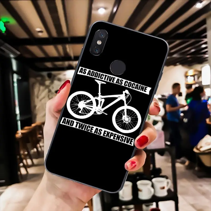 MaiYaCa Amazing mountain bike Bicycle MTB design Phone Case for Xiaomi Redmi8 4X 6A 9 8T Redmi 5 5Plus Note5 7 Note8pro 9 9pro xiaomi leather case chain Cases For Xiaomi