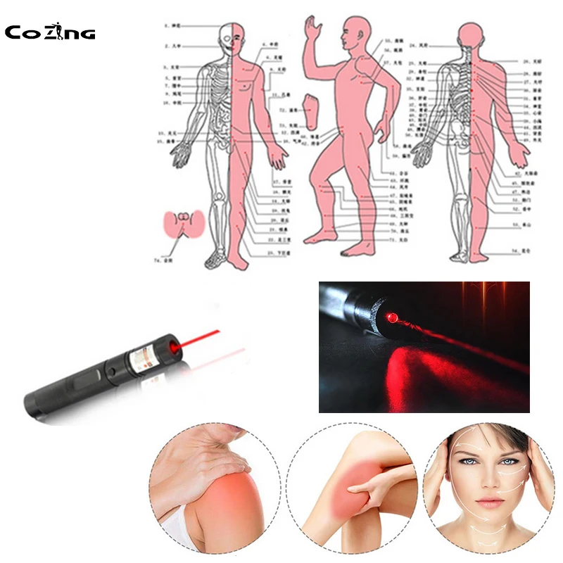 

Low Level Laser Acupuncture Pen Electric Meridians Laser Therapy Relief Pain Body Massager