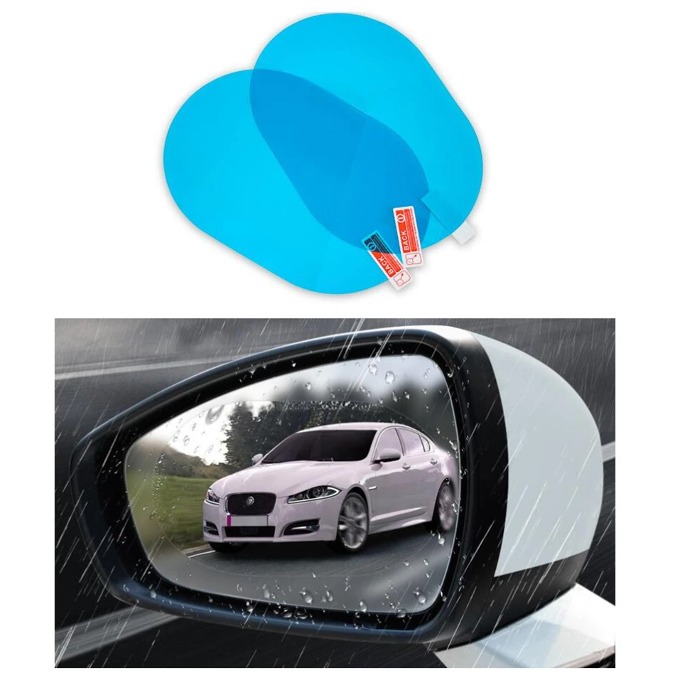 

For Peugeot 307 206 Jeep Ford Focus 2 3 VW Polo Golf 4 5 7 Touran T5 T4 Car Mirror Film Anti-Fog Rainproof Sticker
