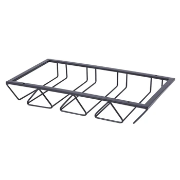 

Wine Glass Rack, Under Cabinet Wall Rack,Wine Glass Hook Rack, Wine Glass Rack Storage Hook,Suitable for Cabinet Kitchen