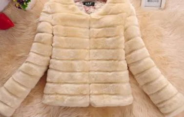 6XL, зимнее пальто из искусственного кроличьего меха,, осеннее пальто из искусственного меха, кожаное пальто для женщин, большой размер, женское меховое пальто