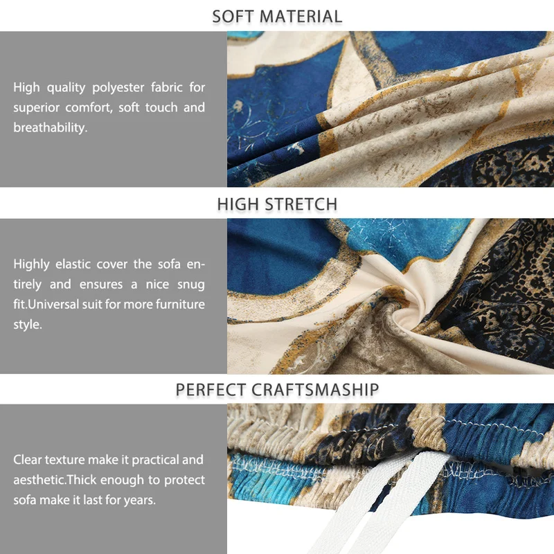 Растягивающийся чехол для дивана геометрический эластичный гостиной домашних