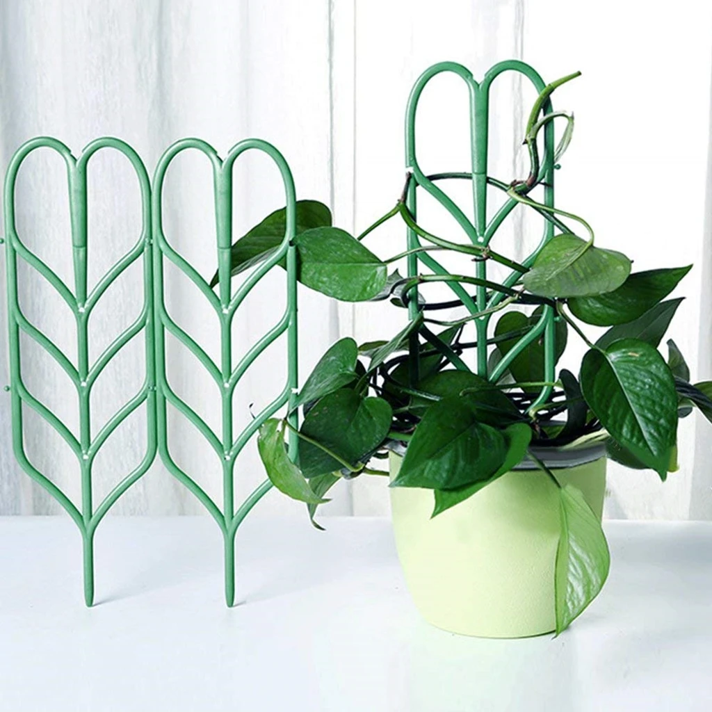 3pcs Durable Plasic Garden Trellis For Potted Plants Small Houseplant Trellis