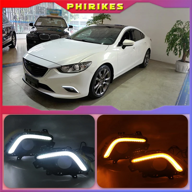 

Дневные ходовые огни дневного света для Mazda 6 Mazda6 Atenza 2014-2016, 2 шт.
