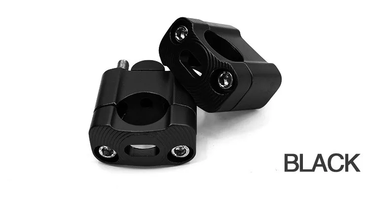 2Pcs Motorcycle 1 1/8" CNC Aluminum Handlebar Risers 28mm Off road Motorcycle Adjustable Bar Clamps For KTM EXC YZF CRF