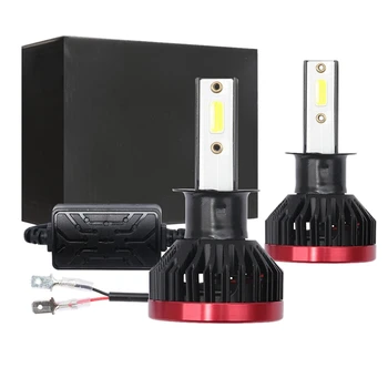 

2Pcs Super Mini P6 Car Led Headlight Bulbs Cob Chip 100W/Pair 20000Lm/Set 6500K Auto Led head light lamp Fog Lights Car Styling
