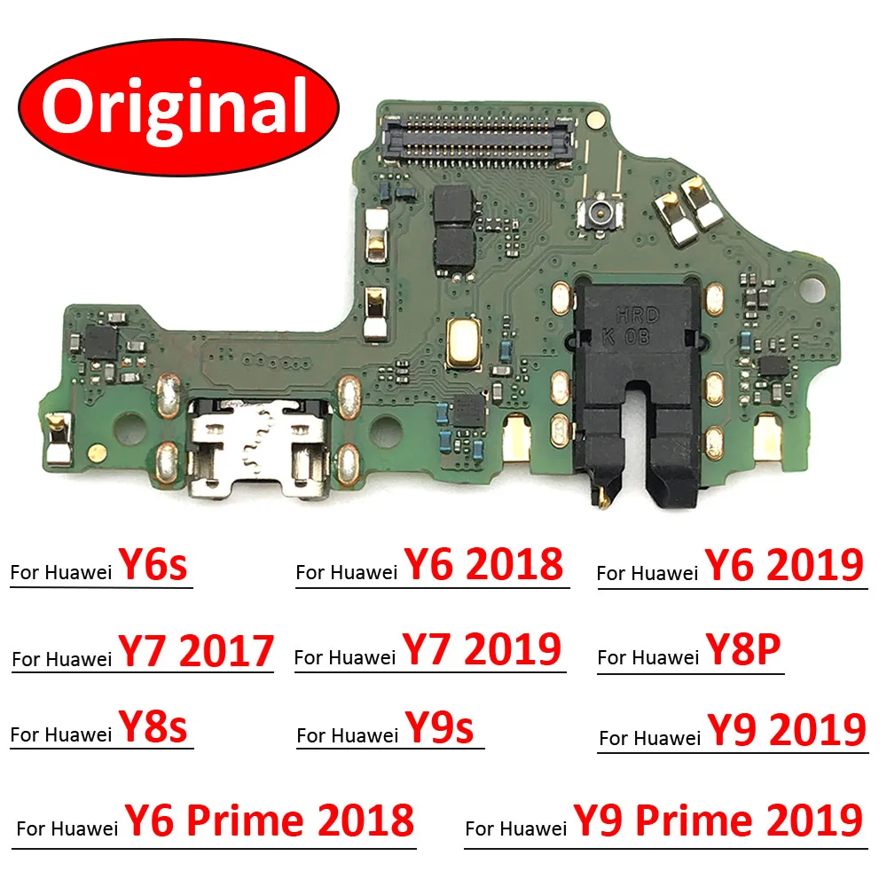 

Original USB Charging Port Connector Board Flex Cable For Huawei Y5 Y6 Y7 Y9 Prime 2017 2018 2019 Y6s Y6P Y7P Y8P Y8s Y9s Y7A