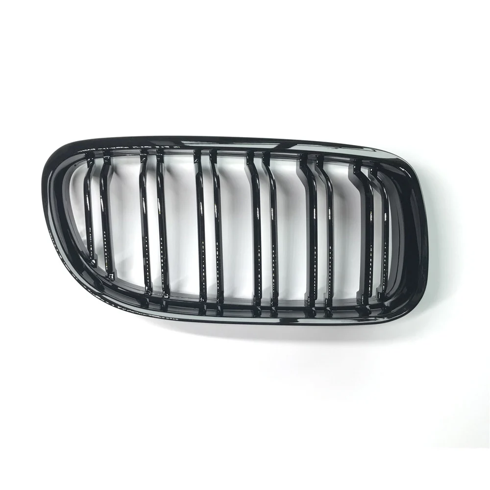 L+ R 2 шт Передняя глянцевая черная/M Цвет 2 линия двойная планка решетка решетки для BMW E90 E91 4 двери 2005-2011