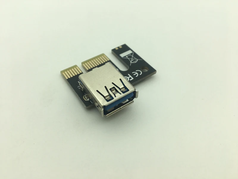 Riser Black VER 009C High Quality USB 3.0 PCI-Express 1X to 16X PCI-E Extender Riser Card for BTC Bitcoin Miner Antminer Mining