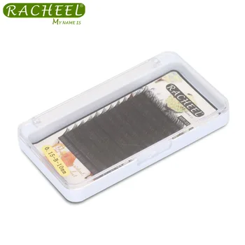 

100% Real Natural Mink Eyelashes 0.15mm B Curl 8-12mm Professional false eyelashes super Sof